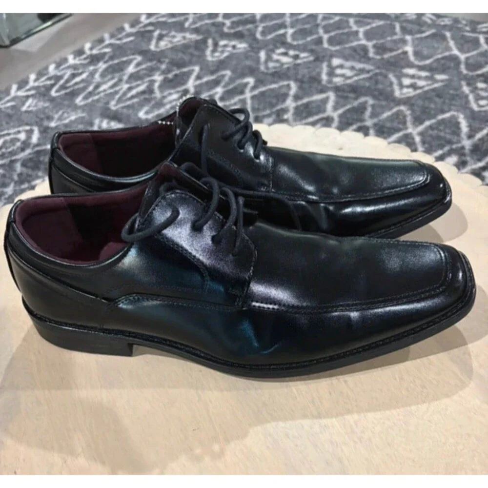 Freeman Men’s Black Leather Shoes | Size 10.5M | Colter 1660 | Like New
